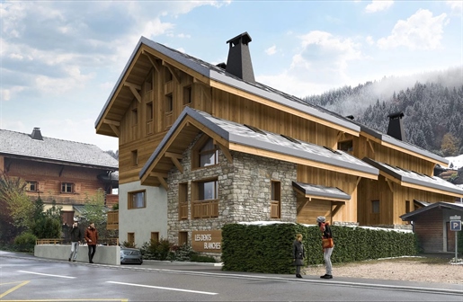 Bespoke new residence with one bedroom + one bunk room apartment in the centre of Morzine