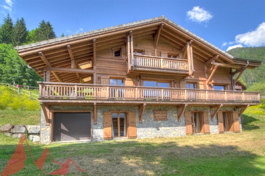 A superb quality five bedroom chalet with outstanding views of the mountains in Essert Romand
