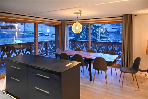 Hervorragende neue Drei-Zimmer-Wohnung in Morzine mit dem kostenlosen Skibus nach Prodain Avoriaz