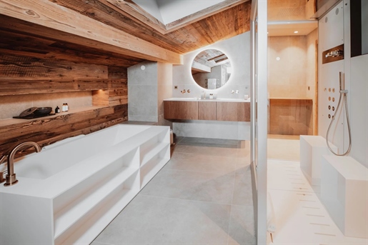 Mooi ontworpen appartement met twee slaapkamers in het centrum van Morzine