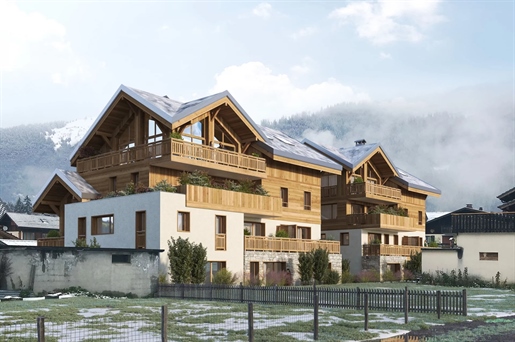 Three bedroom plus cabin apartment in a bespoke new residence, Morzine