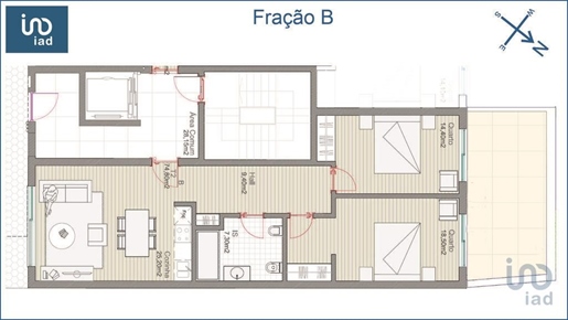 Apartment with 2 Rooms in Aveiro with 63,00 m²