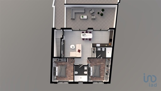 Apartamento T2 em Leiria de 89,00 m²