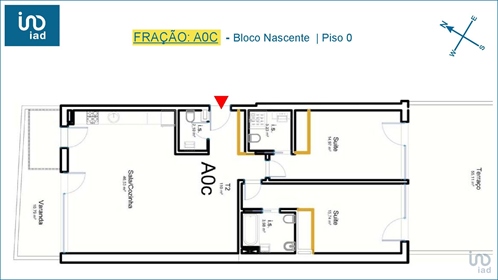 Apartment with 2 Rooms in Aveiro with 93,00 m²