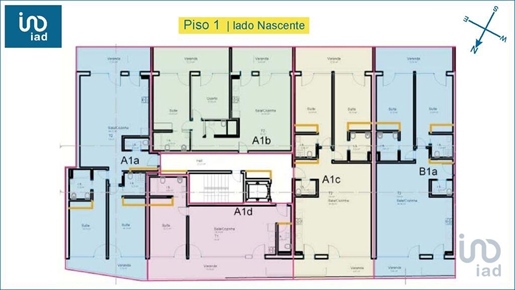 Appartement T2 à Aveiro de 69,00 m²