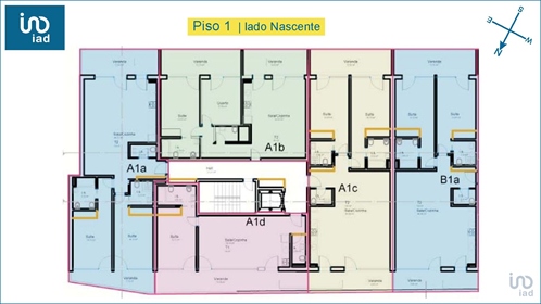 Appartement T2 à Aveiro de 94,00 m²