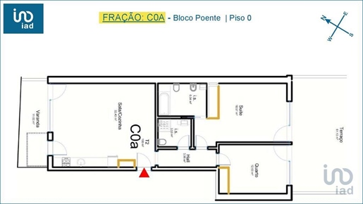 Apartamento T2 em Aveiro de 83,00 m²