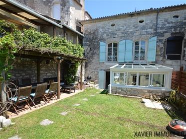 Very beautiful 5 bedroomed stone village house on three levels with garden.