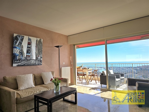 Antibes! Hervorragende Wohnung T2 mit Panoramablick