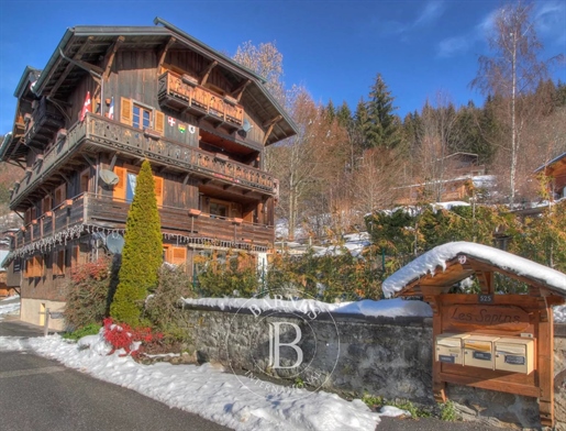 Montriond (Morzine) - T5 apartment 104 sq m on the ground floor in authentic character chalet - 4 be