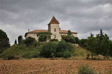 Castle with outbuildings 