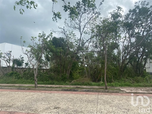 Terrain à vendre dans la résidence Lagos del Sol en face du lac à Cancun Quintana Roo