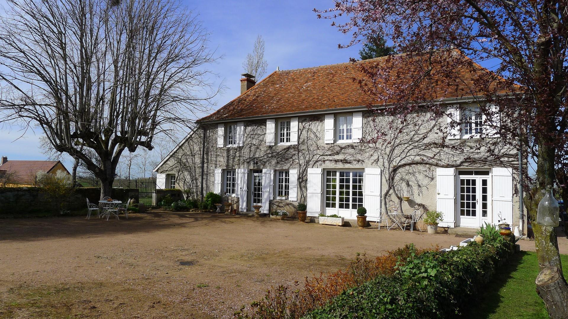 Old cottage-style farmhouse