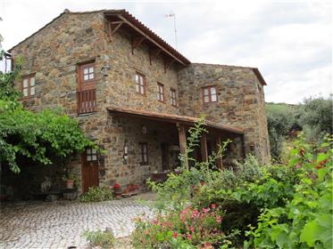 Typical Portuguese Village House In Stone