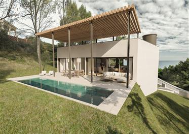 Proyecto de villa de nueva construcción con vistas al mar en venta en Begur Aigua Freda
