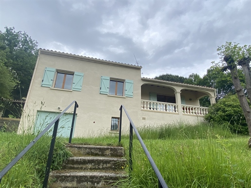 Proche de Limoux, villa 4 faces avec terrain de 1119 m2