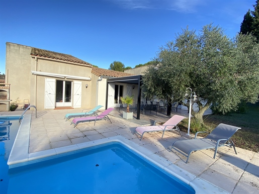 Axis Limoux-Carcassonne, villa de una sola planta con jardín y piscina