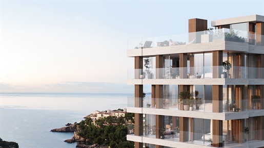 Luxe, appartement nouvellement construit avec vue imprenable sur la mer à Bendinat