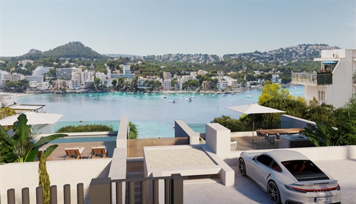 Luxurious newly built villa with pool and sea views in Santa Ponsa