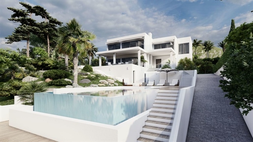 Projet : villa de luxe clés en main avec vue sur la mer à Santa Ponsa