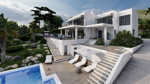 Projet : villa de luxe clés en main avec vue sur la mer à Santa Ponsa