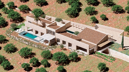 Spectacular newly built finca with pool and stunning views in Sant Joan