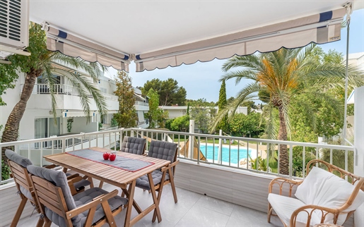 Modern apartment in a great complex with community pool in Santa Ponsa