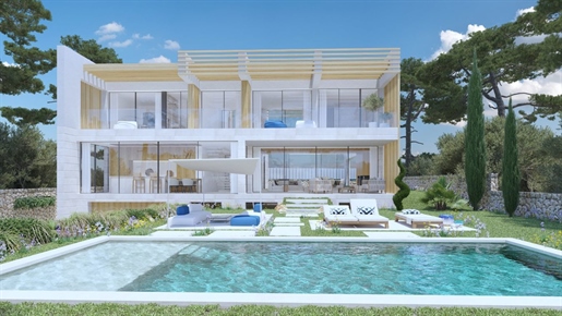 Terrain avec licence et projet d’une villa de luxe à Nova Santa Ponsa