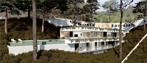 Hervorragendes Grundstück mit Projekt und Blick über Palma und das Meer in Son Vida