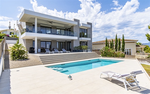 Exclusive designer villa with pool and sea views in Nova Santa Ponsa