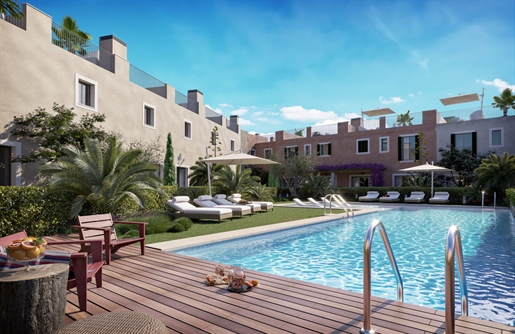 Elegant newly-built duplex-apartment with communal pool in Ses Salines