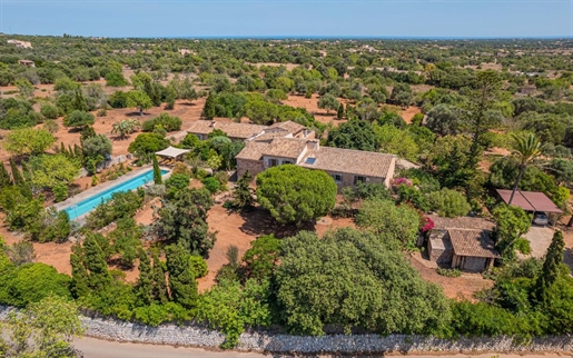 Unique finca with rustic elements and large pool in Santanyí