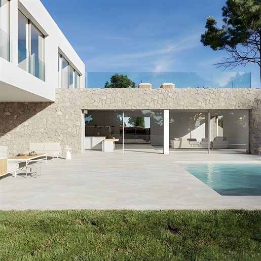 Moderna villa de obra nueva con vistas al mar en Sol de Mallorca