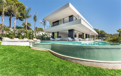 Luxury, newly built villa with pool and sea views in Costa den Blanes