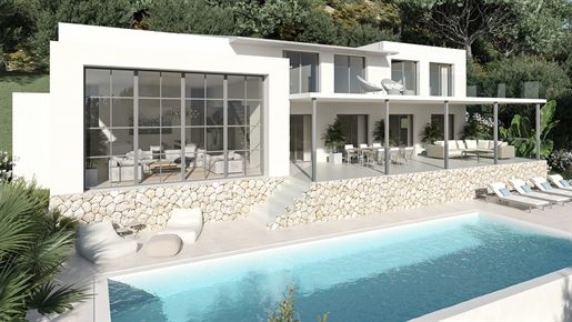 Luxueuse villa nouvellement construite avec piscine et vue fascinante à Puerto Pollensa