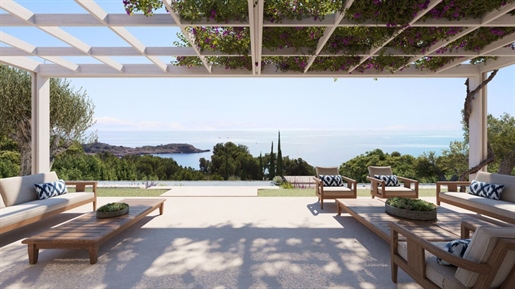 Unikat einer Neubau-Luxus-Villa mit spektakulärem Panoramameerblick in Bendinat