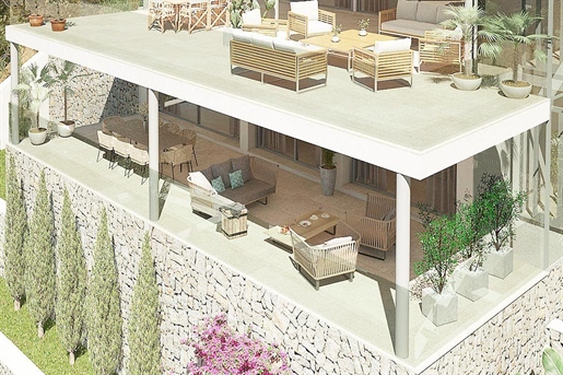 Project voor een exclusieve villa met uitzicht op zee in Canyamel