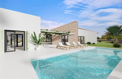 Belle villa nouvellement construite avec piscine et terrain incroyable à Marratxi
