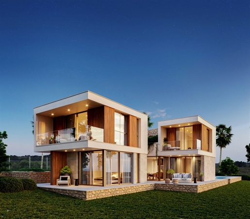 Moderna villa de nueva construcción con piscina y vistas en Son Gual