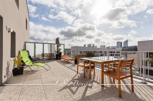 Nanterre University 5-room duplex with large terrace and balconies