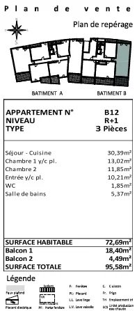Achat : Appartement (06320)