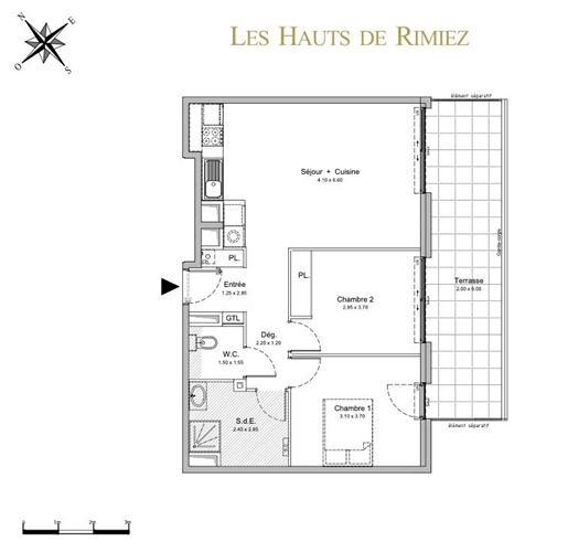 2 Bedrooms - Apartment - Alpes-Maritimes - For Sale