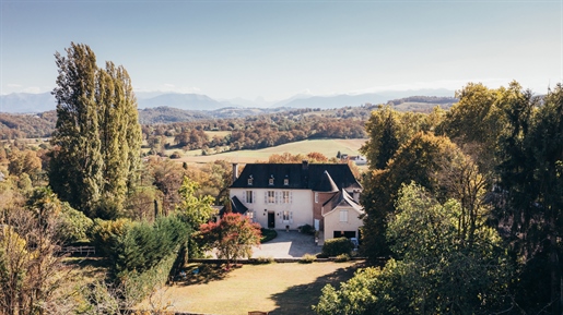 South Of Pau - Magnificent former wine estate with unparalleled Pyrenees views
