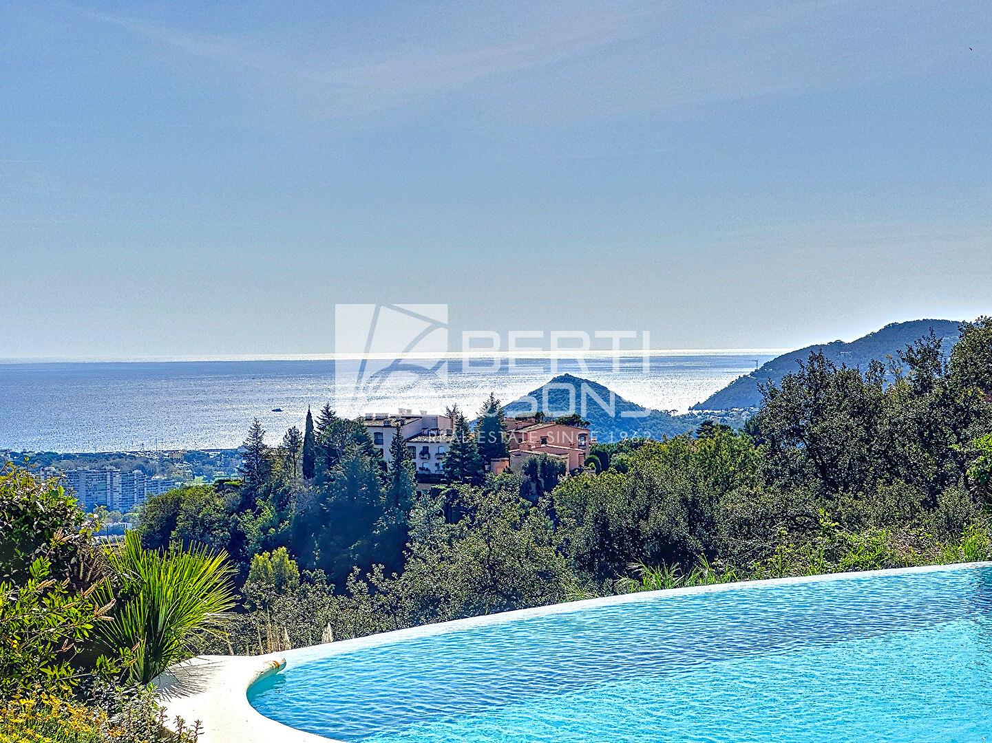 Mandelieu Grand Duc Magnificent Property With Contemporary Architecture 280sqm Sea View!