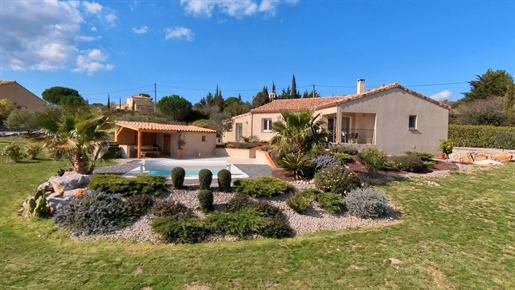 For sale €420,000 - Beautiful new villa (103 m²) with 3 bedrooms, 2 bathrooms, garage, swimming pool