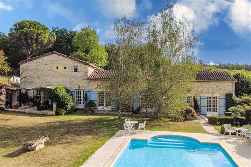 Country property with gite, pool and lovely gardens