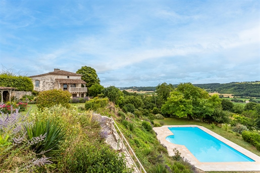 Country property with pool and views