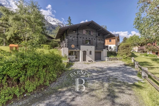 Barnes Chamonix - Les Houches - Renoviertes Alpenchalet - 4 Schlafzimmer - Blick auf den Mont-Blanc