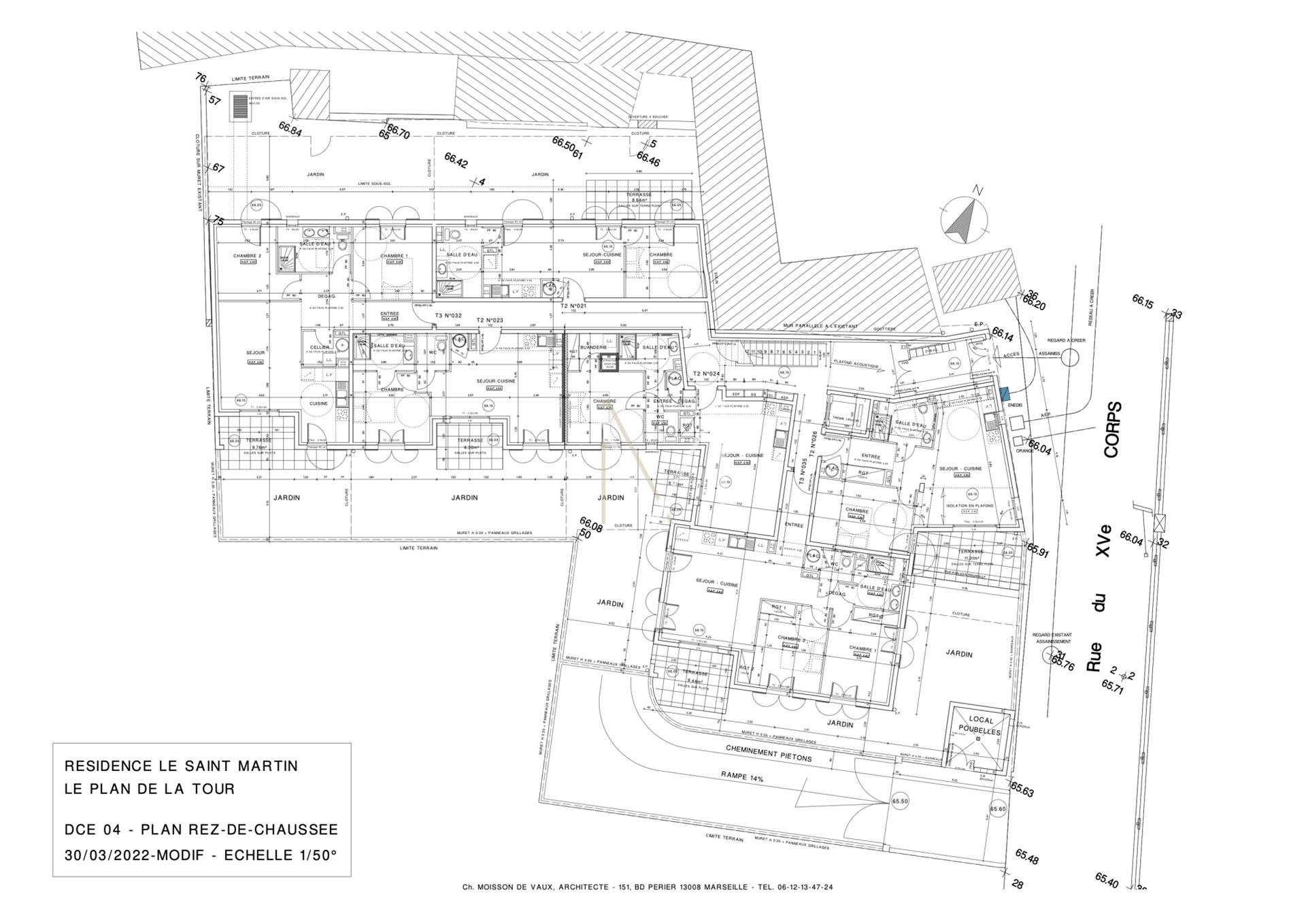 3 Rooms 67.85 M2 New Development: Type T3 Apartment Of 68 M2 + Balcony 9 M2 + Private Parking Space