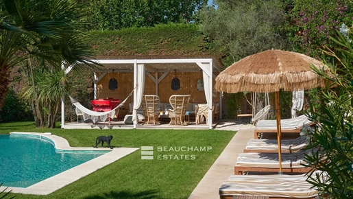 Zeer mooie villa dicht bij het strand van La Bouillabaisse in Saint-Tropez